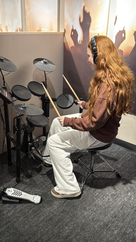 Learn to play the drums at the Museum of Making Music