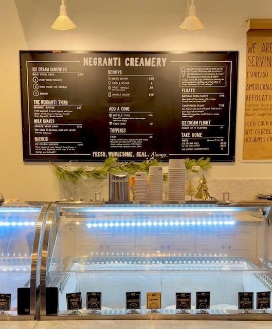 Negranti Creamery has goat cheese ice cream plus more delicious surprises. 