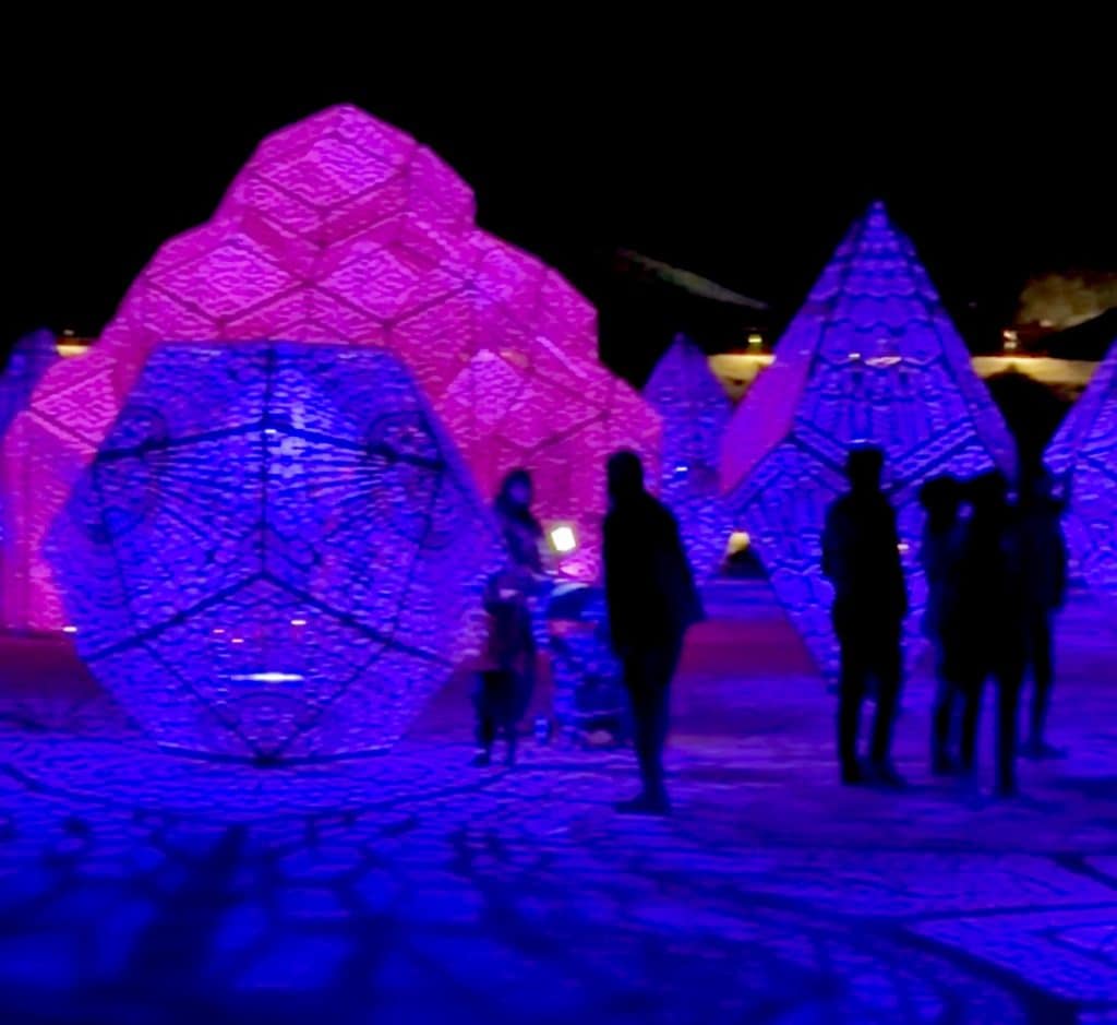 Dimensions at Sensoria is the newest exhibit and it's great for families. 