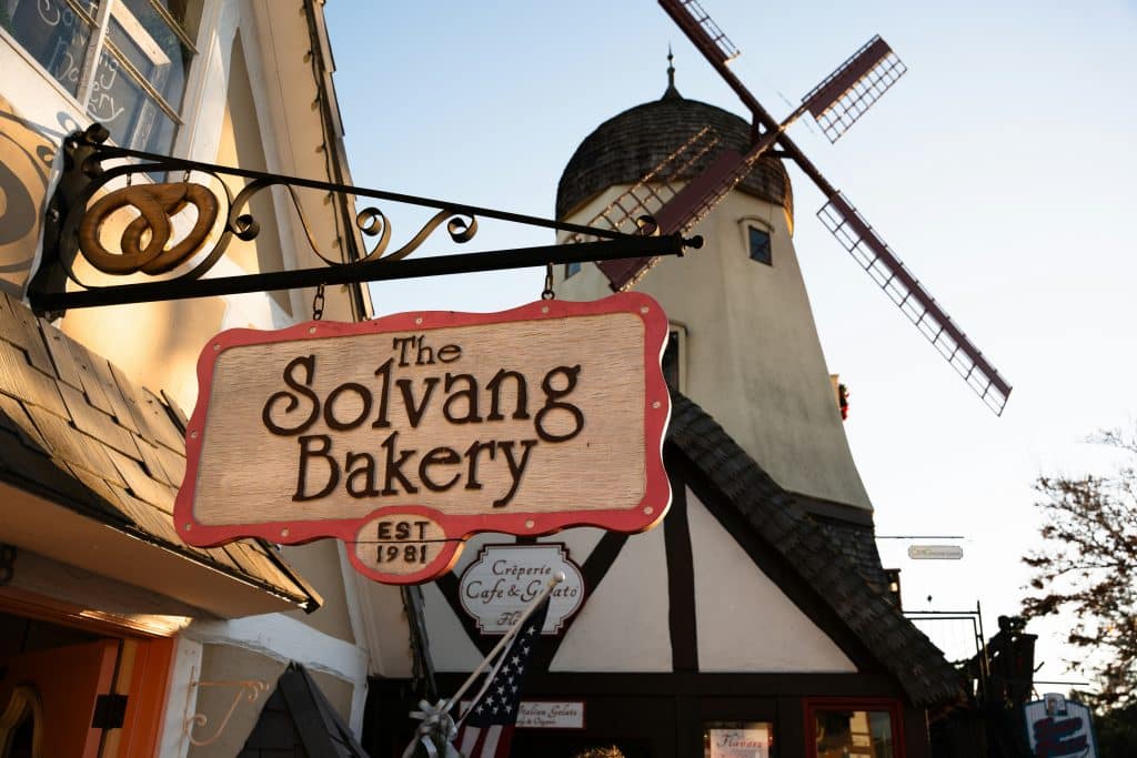 Solvang is a unique Dutch towns with windmills, European shops and of course Danish pastries. 