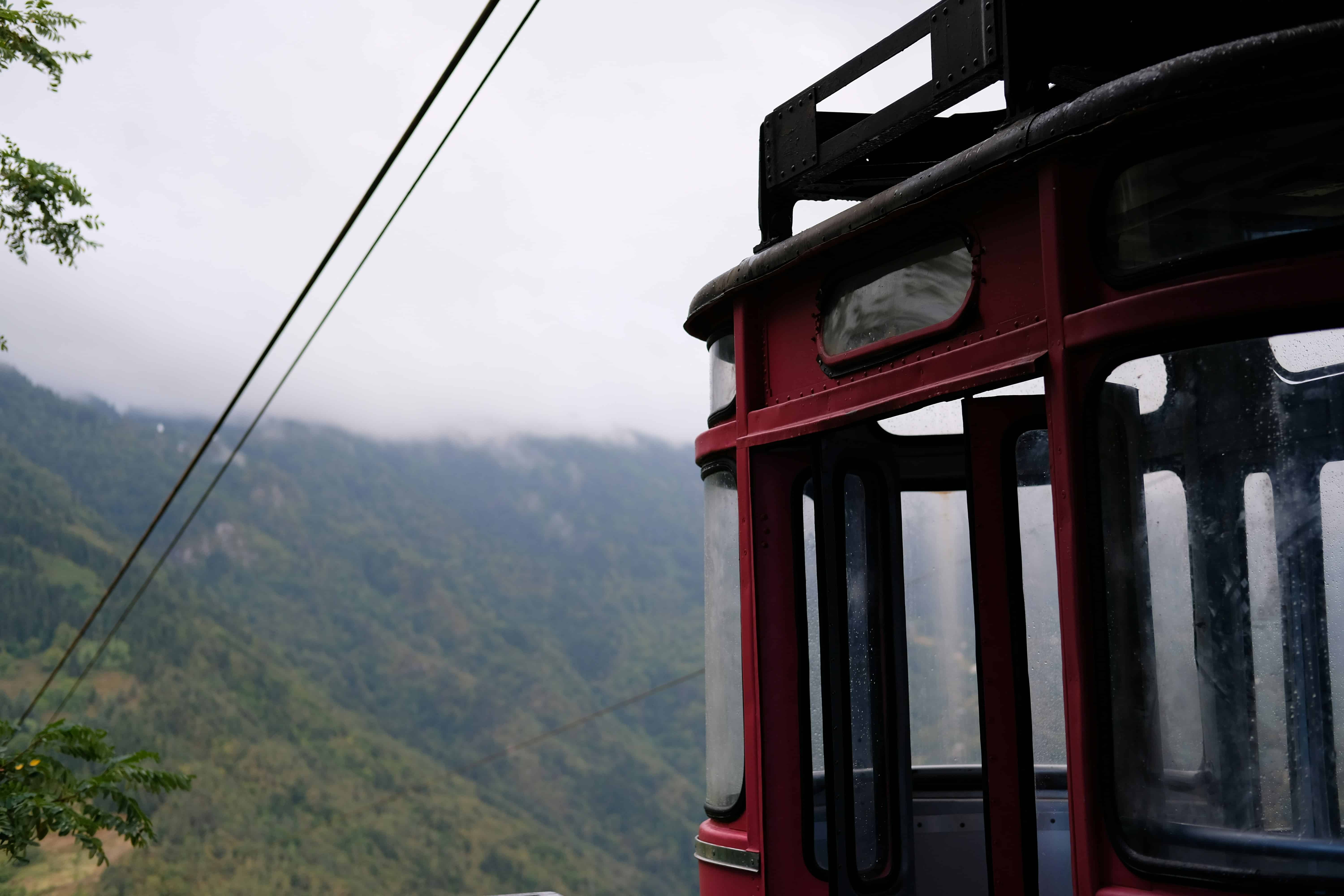 Gondola ride in the mountains - Summer activities in Breckenridge.