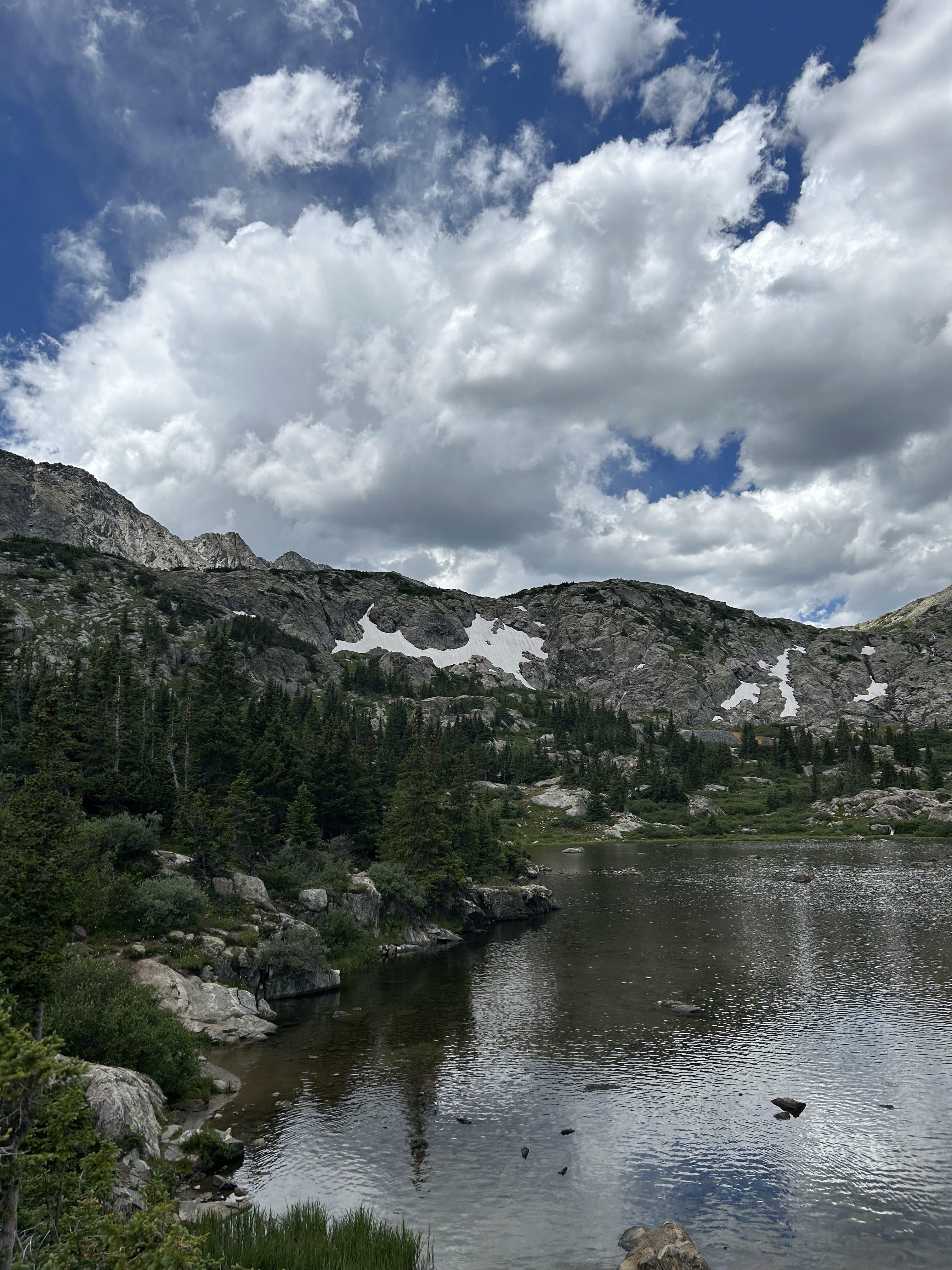 A lake surrounded by mountains - Summer activities in Breckenridge.