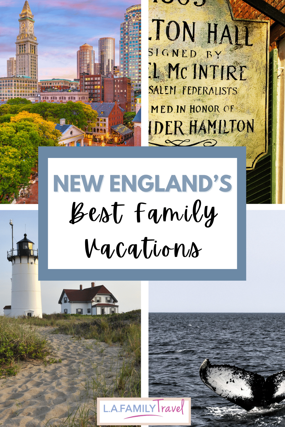 New England Family Vacations Pinterest Post