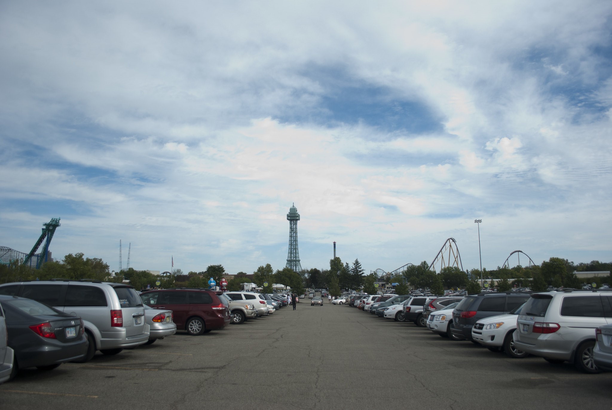 Kings Island With Kids: A Real Parent’s Guide Kings Island Parking lot