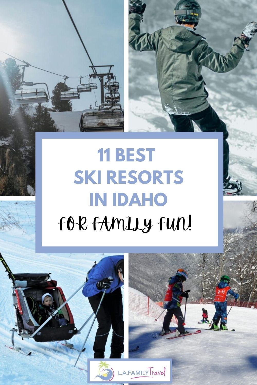 BEST SKI RESORTS IN IDAHO PIN