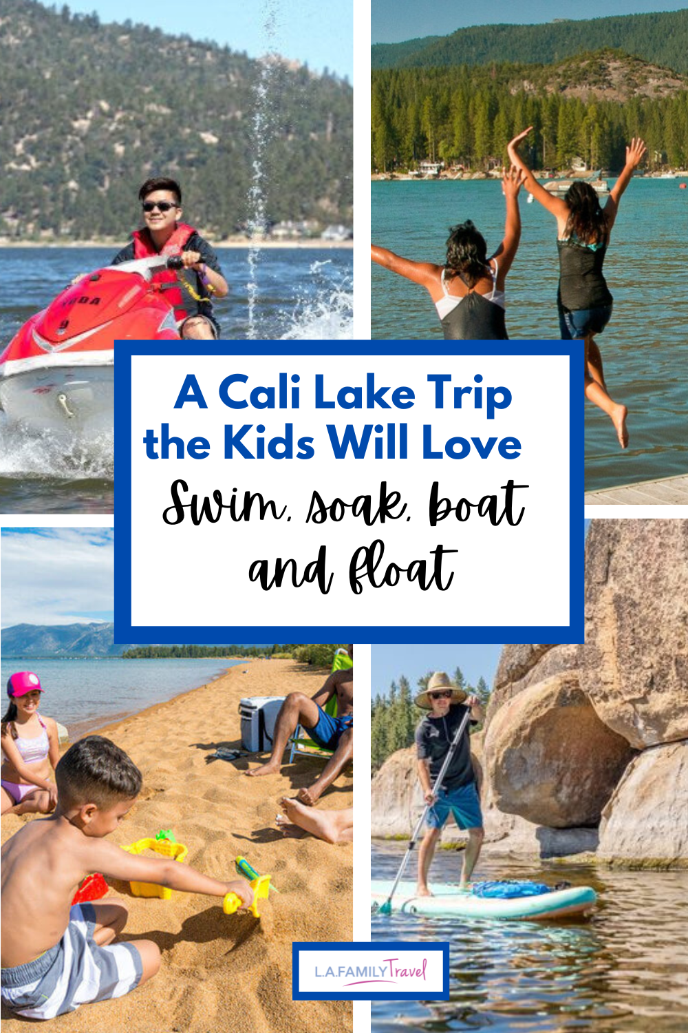 California Boating Lakes pin