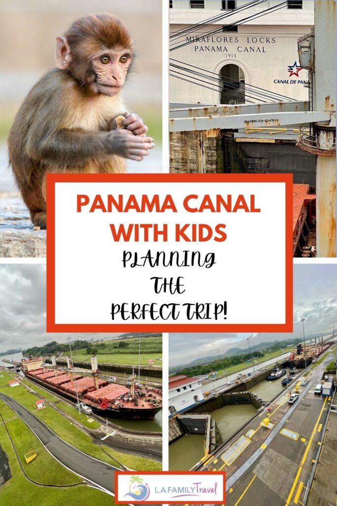 panama canal with kids pin