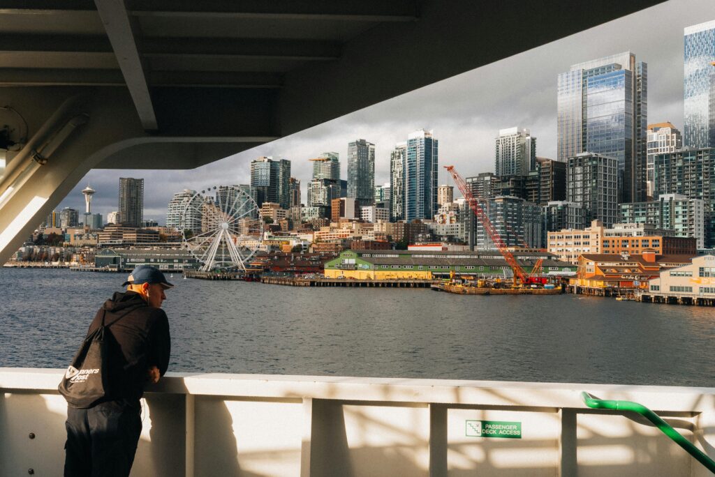 State Ferry ride from Seattle's pier.