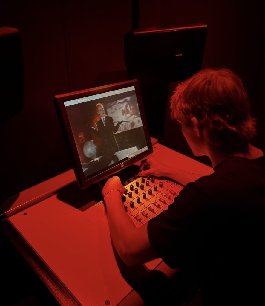 The mixing room at the Sound Lab.