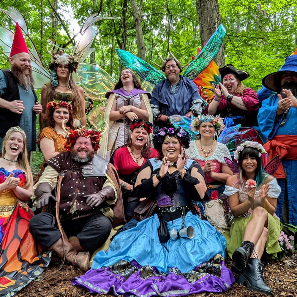 The DreamFolk at the Great Lakes Medieval Faire. 