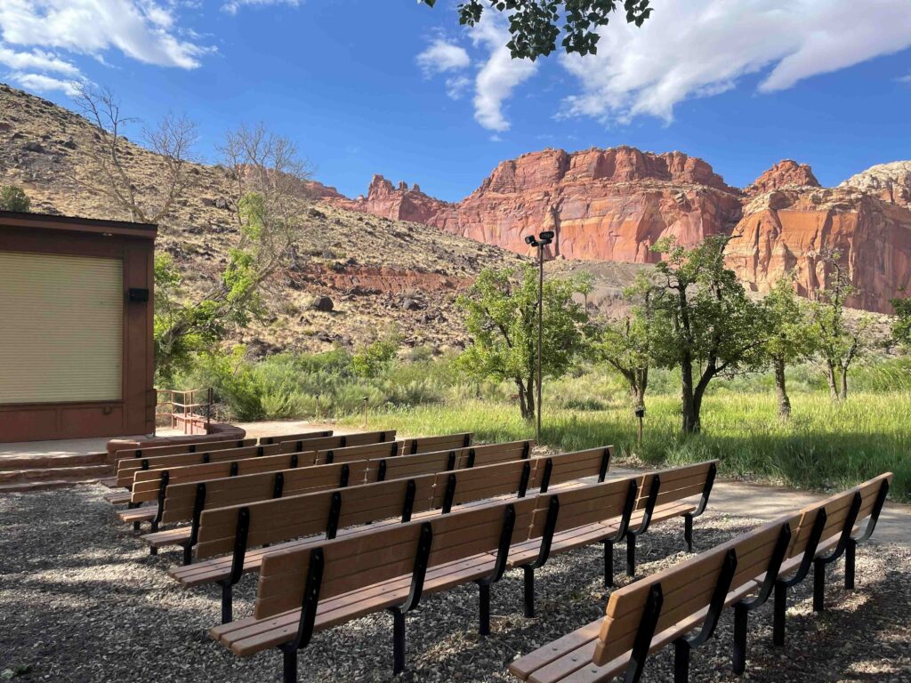 Amphitheater at Capitol Reef.