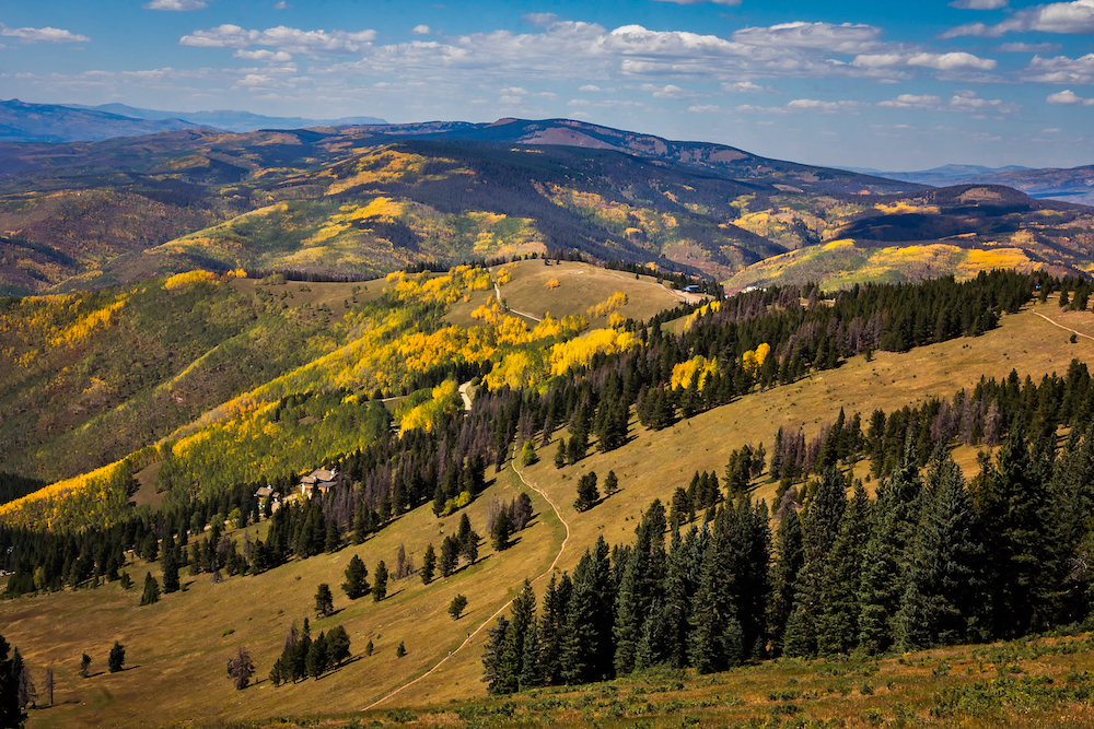 green mountains